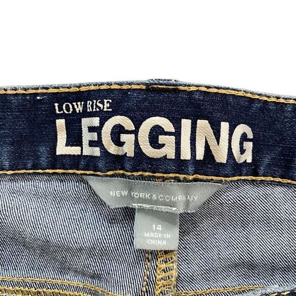 New York and Company low rise legging size 14 jeans - Picture 5 of 9
